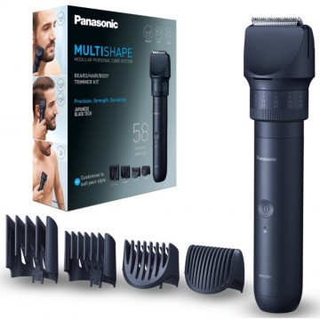 Panasonic Επαναφορτιζόμενη Κουρευτική Μηχανή Μαύρη ER-CKN2-A301